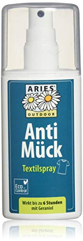 Aries Anti Mück Textilspray, Mückenschutz Spray für Kleider, 100 ml