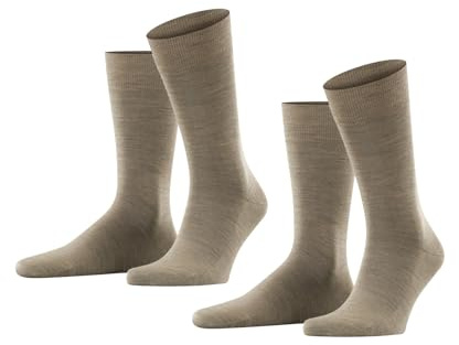 ESPRIT Herren Basic Easy 2-Pack Socken Baumwolle atmungsaktiv | mit glitzerndem Akzentstreifen