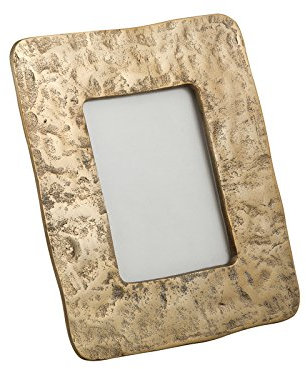 Portafotos aluminio oro