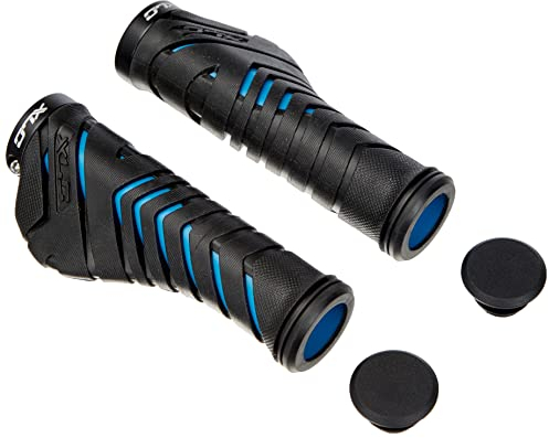 XLC Ergonomic GR-S30 Fahrradgriff, schwarz/Blau, 130mm