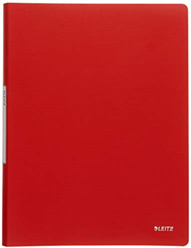 Leitz 45641020 Solid Sichtbuch PP A4, 20 Hüllen, hellrot, 1 Stück