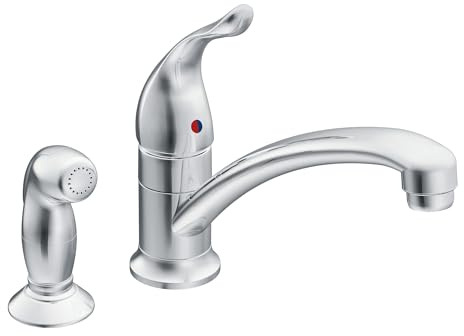 Moen 7437 Chateau chrom one-handle Low Arc Küchenarmatur