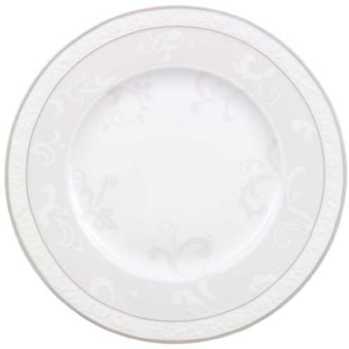 Villeroy & Boch 10-4392-2650 Gray Pearl Assiette à Dessert Porcelaine Gris 22,5 x 22,5 x 7,5 cm