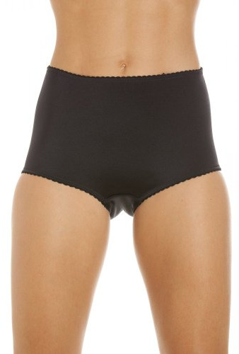 Camille Womens Two Pack Smooth High Waist Beige Control Briefs