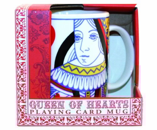 Gift Republic Playing Cards New Bone China Mug Queen of Hearts