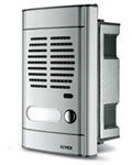 8911 - Placca Audio Incasso 1 Puls. Grigio Luce