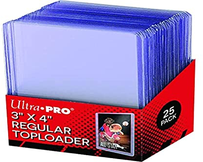 25 Ultra Pro Toploader, Kunststoff - Ultra Clear - Regular - Top Loader - 3 x 4