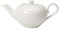 Villeroy & Boch Royal Teekanne für eine Person, 400 ml, Premium Bone Porzellan, Weiß