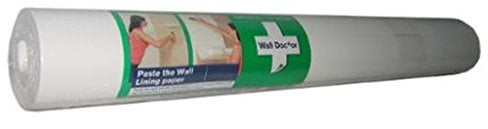 Papier peint à peindre et de revêtement Wall Doctor Lisse 1005 x 52cm Blanc | Revêtement Mural, Tapisserie | Ambiance Facile à poser et à enlever