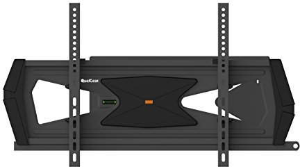 UL Listed Heavy Duty Full Motion Wall Mount for Flat Panel and Curved TV Upto 37-70-Inch - Black