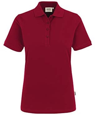 HAKRO Damen Polo-Shirt Classic - 110 - weinrot - Größe: 3XL