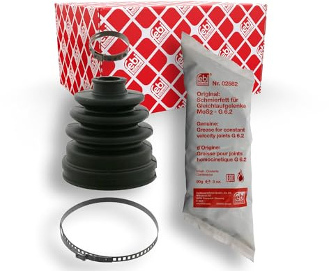 febi bilstein 18775 Achsmanschettensatz, 1 Stück | Kompatibel mit: NISSAN 100NX, ALMERA I, ALMERA I Hatchback, PRIMERA Traveller, SUNNY III, SUNNY III Hatchback