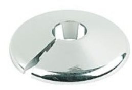 Pipe Roses Chromed Plastic To Fit 15mm Pipes 2 Pc/S