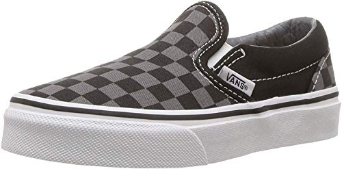 Vans Classic Slip-ON, Unisex-Kinder Sneakers, Mehrfarbig ((Checkerboard) EO0), 32 EU