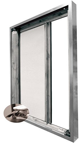 AWITALIA - Zanzariera Furby scorrimento orizzontale con guida calpestabile (made in Italy) vari colori e personalizzazioni - misure a partire da 100x200 cm (LxA)
