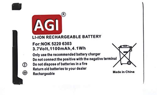 Akkuversum Akku kompatibel mit Nokia C5-00 5MP, Handy/Smartphone Li-Ion Batterie