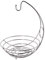 Premier Housewares Fruit Bowl with Banana Hanger, Chrome