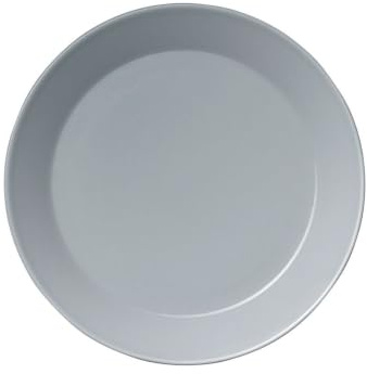 Iittala 1005889 Teema Teller, Porzellan, Grigio Perla, 17 centimeters