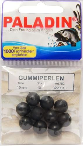 Paladin Gummiperlen Perlen Perle für Sbirulino Posen, Angelperlen für Montagen, Knotenschutz für Angelsysteme
