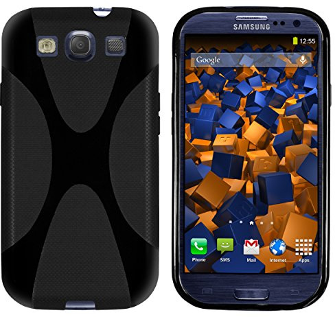 mumbi X-TPU Silikon Schutzhülle für Samsung Galaxy S3 i9300 schwarz