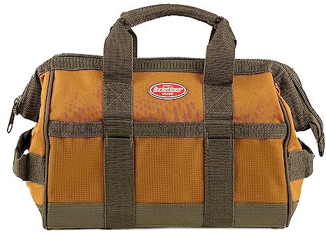 Bucket Boss Gatemouth 12 Tool Bag in Brown, 60012, 7 liters