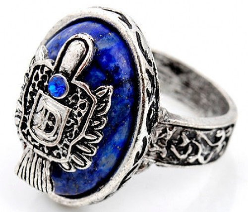 Vintage Vampire Diaries Damon Stefan Salvatore Schutz Sonne Familie Wappen Ring
