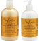 Shea Moisture Raw Shea Butter, DUO set Moisture Retention Shampoo + Restorative Conditioner, 13 Ounce, 1 each by Shea Moisture
