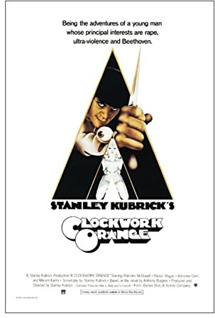 Close Up Clockwork Orange Poster (68 cm x 98 cm) + weiße Geschenkverpackung. Verschenkfertig!