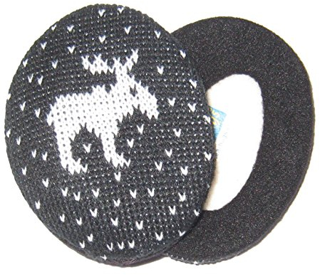 earbags Ohrenwärmer Fashion, Elch schwarz, M
