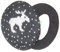 earbags Ohrenwärmer Fashion, Elch schwarz, M