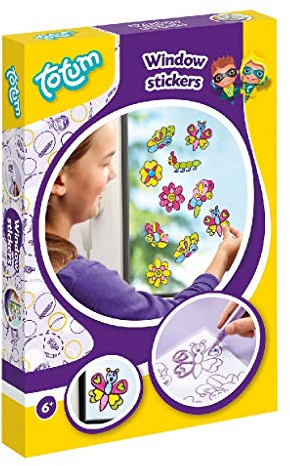 Totum - BJ20931 - Fenstersticker – Kreatives Aufkleber-Set für Glasscheiben