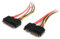 StarTech.com Cable de Extensión SATA de 22 Pines Datos y Alimentación - Serial ATA Macho - SATA Hembra - 0,3m