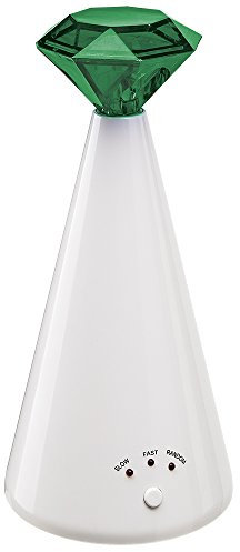 Ferplast Phantom Juguete electrónico para Gatos con luz láser, Juguete Interactivo para Gatos con Tres Modos de Movimiento Diferentes, Ø 10 x 21 cm