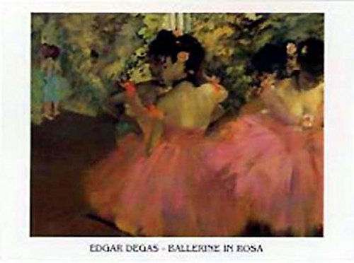 1art1 Edgar Degas Poster Ballerine In Rosa Kunstdruck Bild 70x50 cm