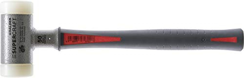 SUPERCRAFT-Schonhämmer, mit ergonomisch geformtem, rutsch- und bruchsicherem 3-Komponentenstiel | Ø=60 mm | 3389.060