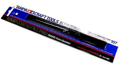 Tamiya Model Craft Tools Hard Coated File PRO (Round 3mm Diameter) 74107