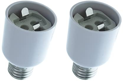 LEDLUX 2 Pezzi Convertitore Adattatore Portalampada Per Lampada Attacco Da E27 A G12