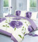 Voice7 Luxury Rosaleen Lilac Duvet Set - Includes Duvet Quilt Cover And Two Matching Pillow Cases - Flowers on Poly Cotton Bed Set (Lilac King Size Set)