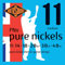Rotosound Cordes pour Guitare Électrique PURE NICKELS 6-cordes PN11 Medium 11-48