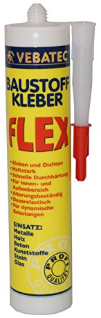 Vebatec FLEX Baustoffkleber Montagekleber 290ml dauerelastisch