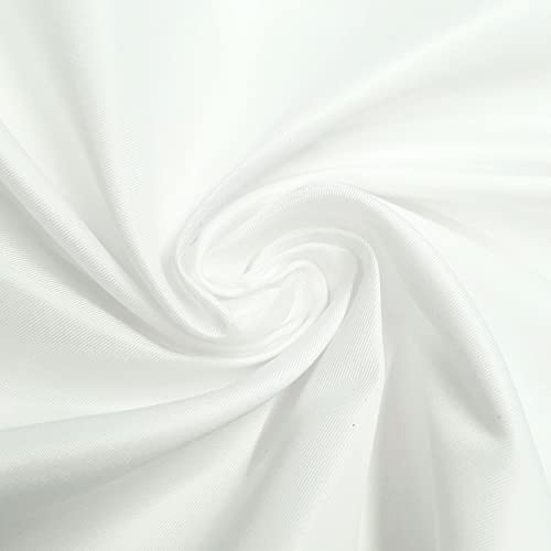 Sun Micro 1144 - Stoff Meterware - 100% Polyester Microfaser (weiß)