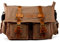 GEARONIC Messenger-Tasche für Laptop, Vintage, Segeltuch, Leder, Umhängetasche, Computertasche, Reisen, Büro, Kuriertasche, Grau, 14 inch, 35,6-43,2 cm (14-17 Zoll) Herren Messenger Bag Laptop