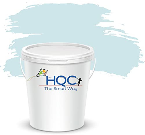 HQC Weather Shield Smooth Masonry Paint | 5L in 30+ Colours | Storm Proof, Scrub Resistance & Waterproof | Weatherproof Technology Designed with Acrylic Resin for Ultimate Protection Light Blue