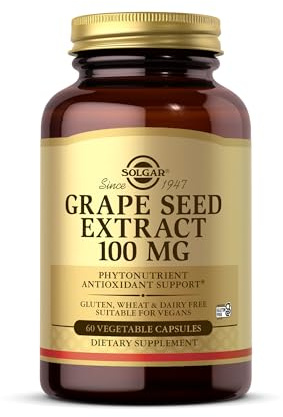 Grape Seed Extract 100mg Solgar 60 VCaps