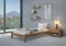 Erst-Holz Einzelbett Bettrahmen 80x200 Futonbett Massivholzbett Buche Natur mit Rollrost 60.84-08