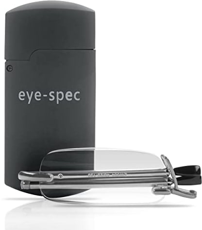 eye-spec Folding Reading Glasses with Compact Travel Case | Stylish Fold Up Pocket Readers Available in 7 Eye-Catching Colours and 9 Lens Strengths