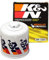 K&N Ölfilter - Patrone 80x87mm kompatibel mit Hyundai, Kia, Mitsubishi, Subaru, Honda, Acura (HP-1004), Weiß