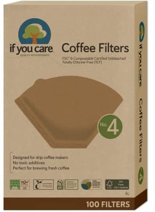 Filtres à Café, non blanchi, 100 unités