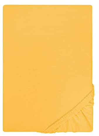 biberna Jersey-Spannbetttuch 0077155 Honig 1x 90x190 cm - 100x200 cm