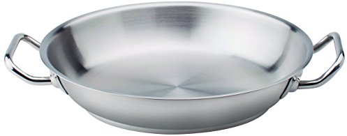 Pentole Agnelli COIX3110E28 Tegame con Maniglie, Acciaio, Argento, 28 cm